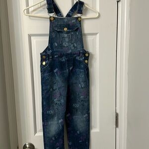 Little girls size 5 NYC overalls soft as butter